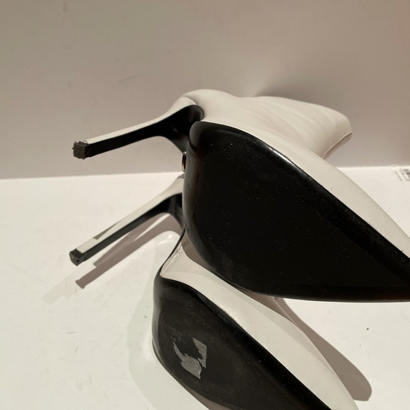 Tony Bianco White Heel Booties Size 6.5 - Picture 5 of 6